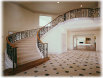 Interior Wrought Iron Stair Rail, Cable Stair Rail, Rod Iron