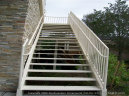 Aluminum Exterior stair railing