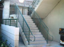 Commercial Horizontal Pipe Aluminum Railing