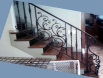 Wrought Iron Stair Railing (#SR-108)