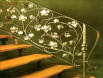 Wrought Iron Stair Railing (#SR-90)