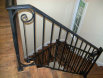 Interior Iron Stair Railing (#SR-71)