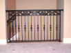 Interior Iron Railing with Scroll and Cathedral (#30)