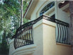 Aluminum Balcony Rail w/ Bellows and Scroll (#R-21)