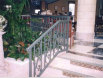 Wrought Iron Step Railing (#R-70)