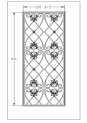 Wrought Iron Door Grille Designs(#DG-17)