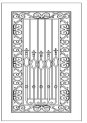 Wrought Iron Door Grille Designs(#DG-8)