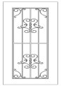Wrought Iron Door Grille Designs(#DG-7)