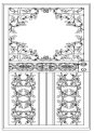 Wrought Iron Door Grille Designs(#DG-6)