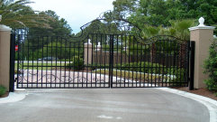 Custom Aluminum Driveway Gate PV East (#VG-16)