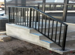 Basic aluminum porch rail