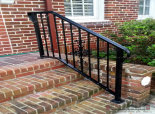 Basic aluminum porch rail