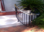 Porch Railing\Iron-Porch-rail-with-Brass-Cap(#PR-30)